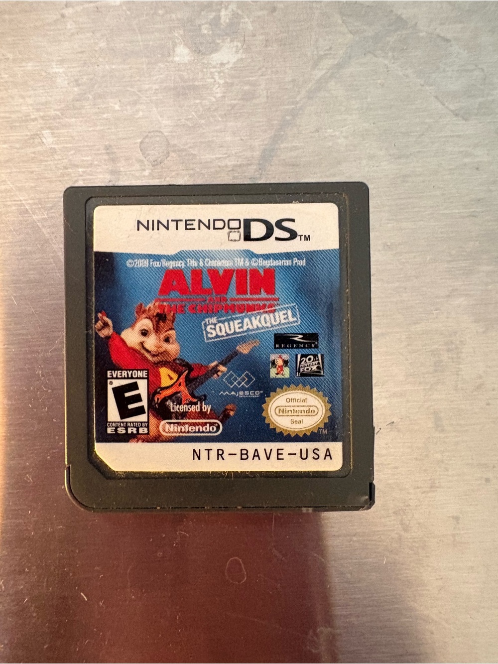 Nintendo DS Alvin and the Chipmunks: The Squeakquel Game Cartridge - Black